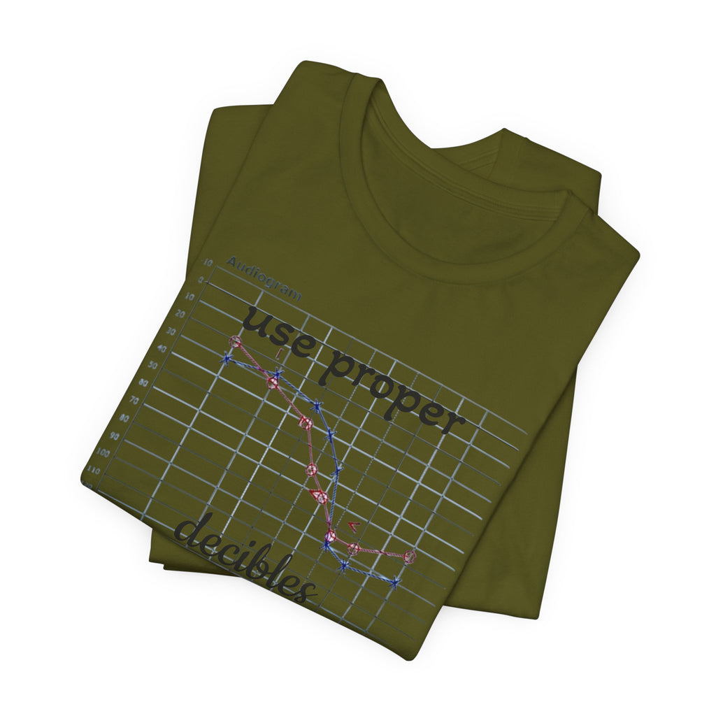 DECIBEL METER Jersey Short Sleeve Tee