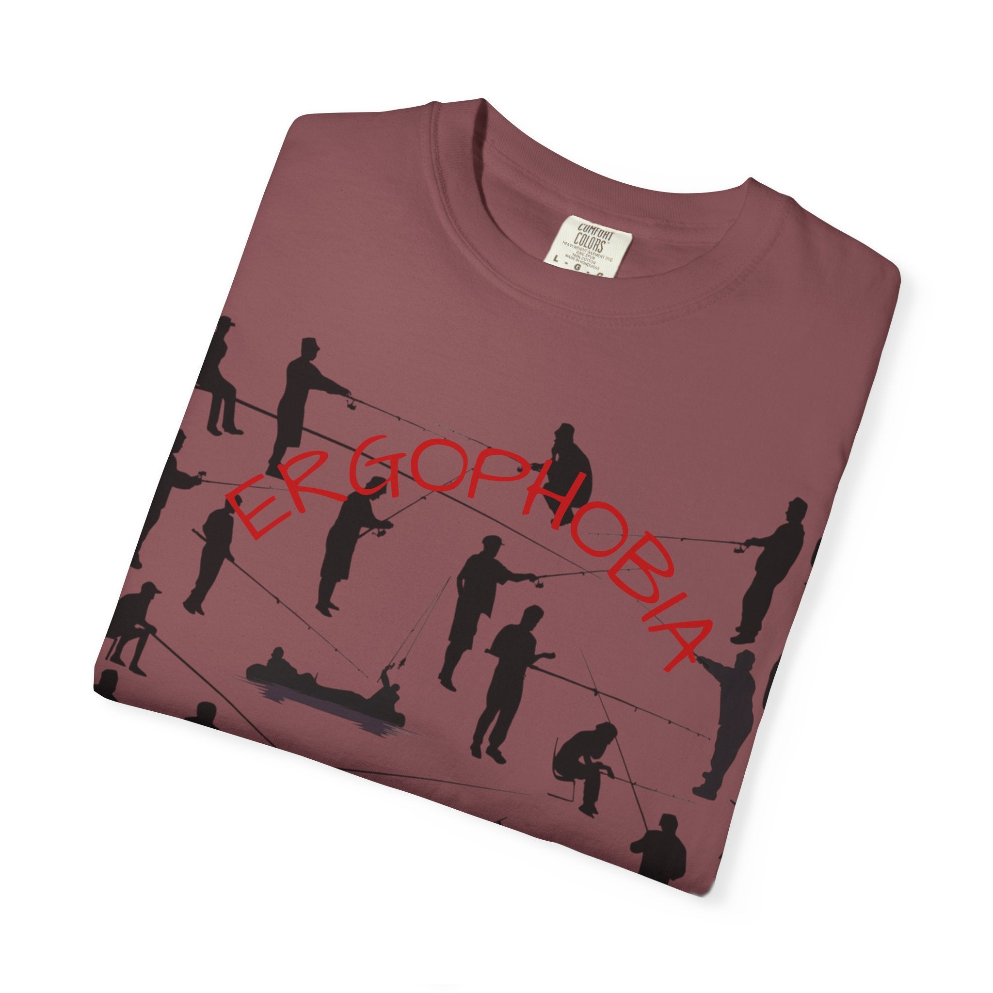 Different Styles of Fishing Garment-Dyed T-Shirt