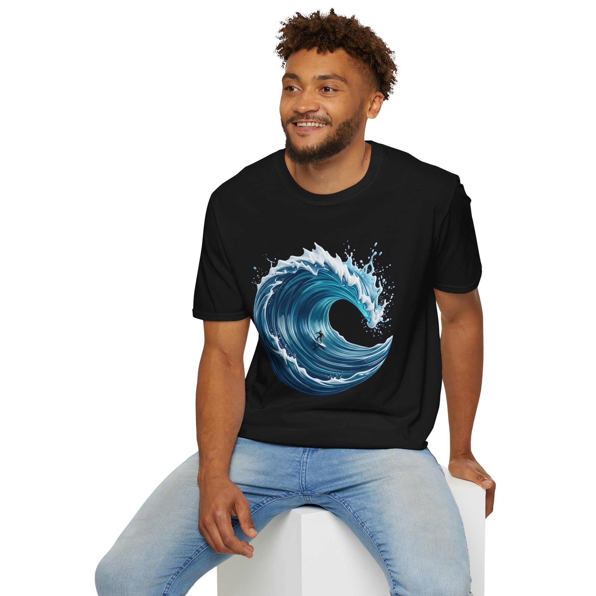 Ocean Wave T-Shirt — Coastal Surf Graphic Tee