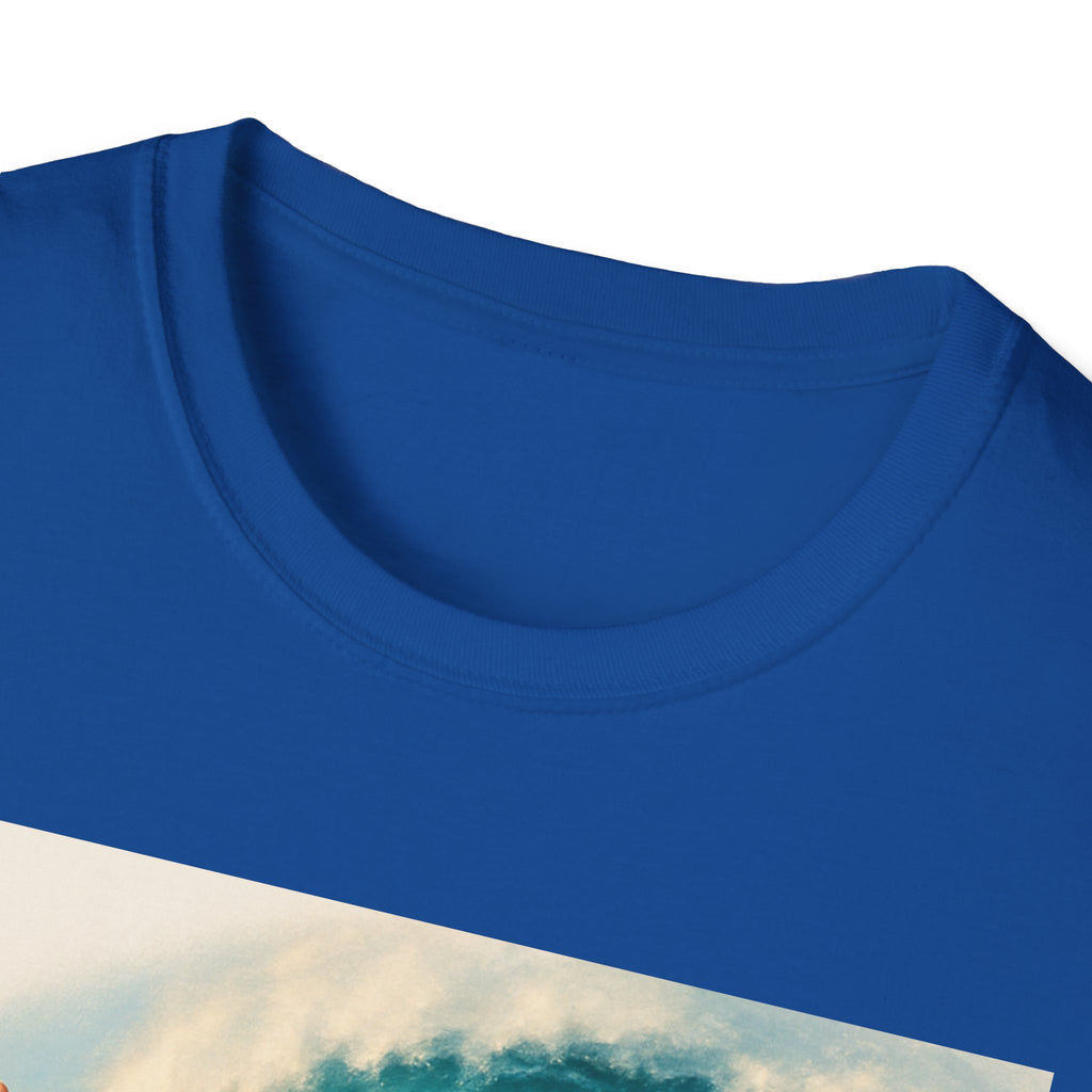 Santa Surfing T-Shirt — Retro Christmas Surfing Santa Tee