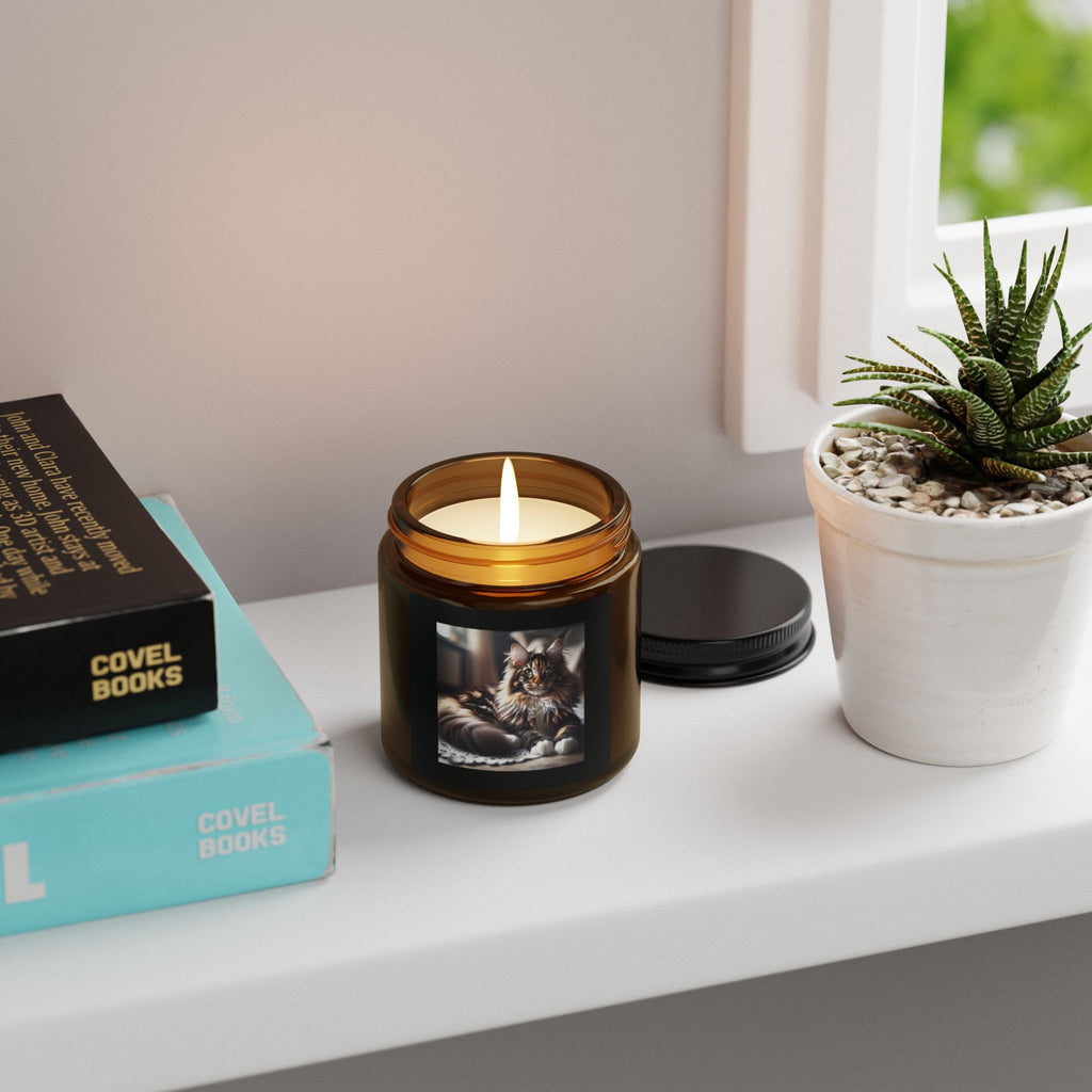 Maine Coon Cat Scented Candle (9oz)