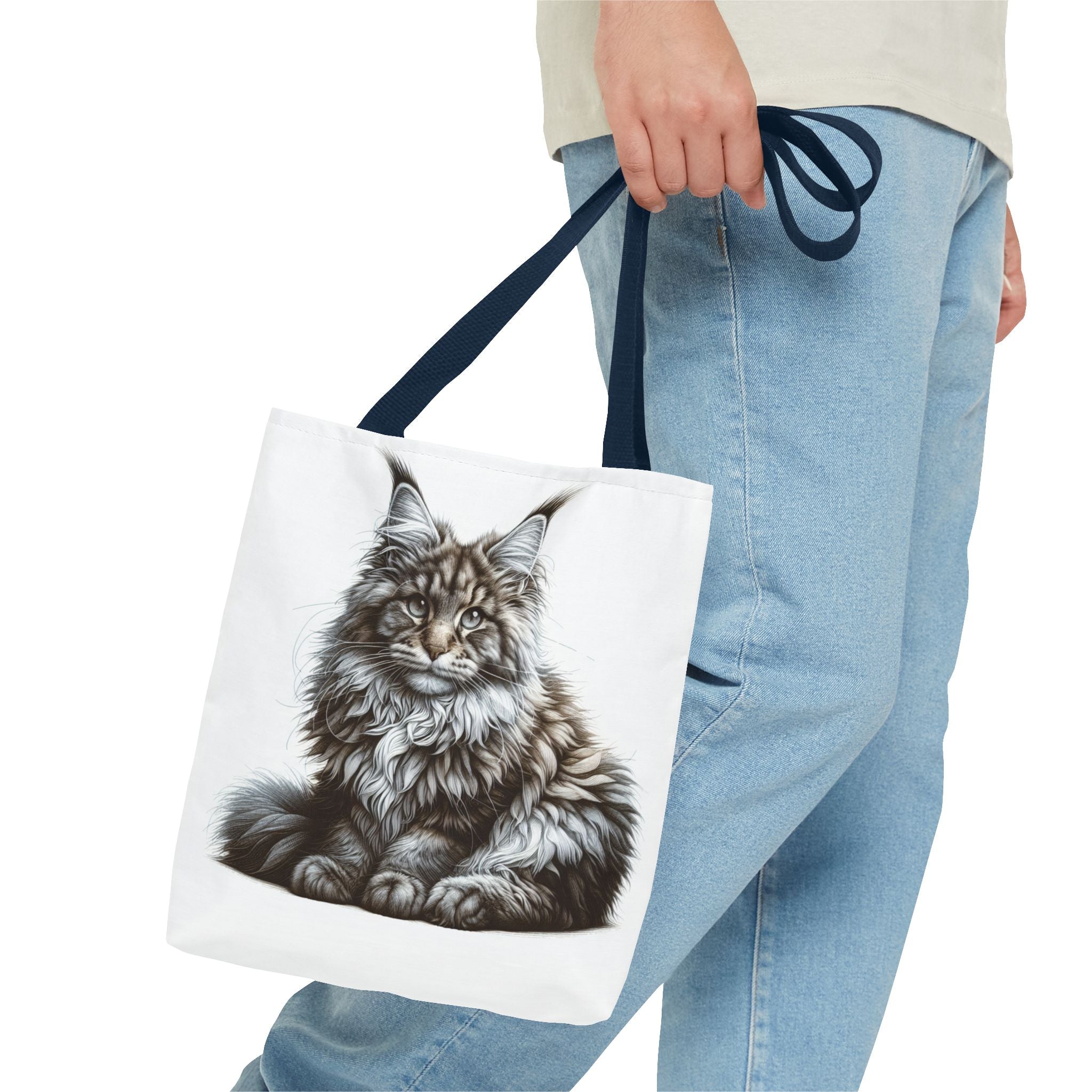 Maine Coon Cat Tote Bag (AOP)