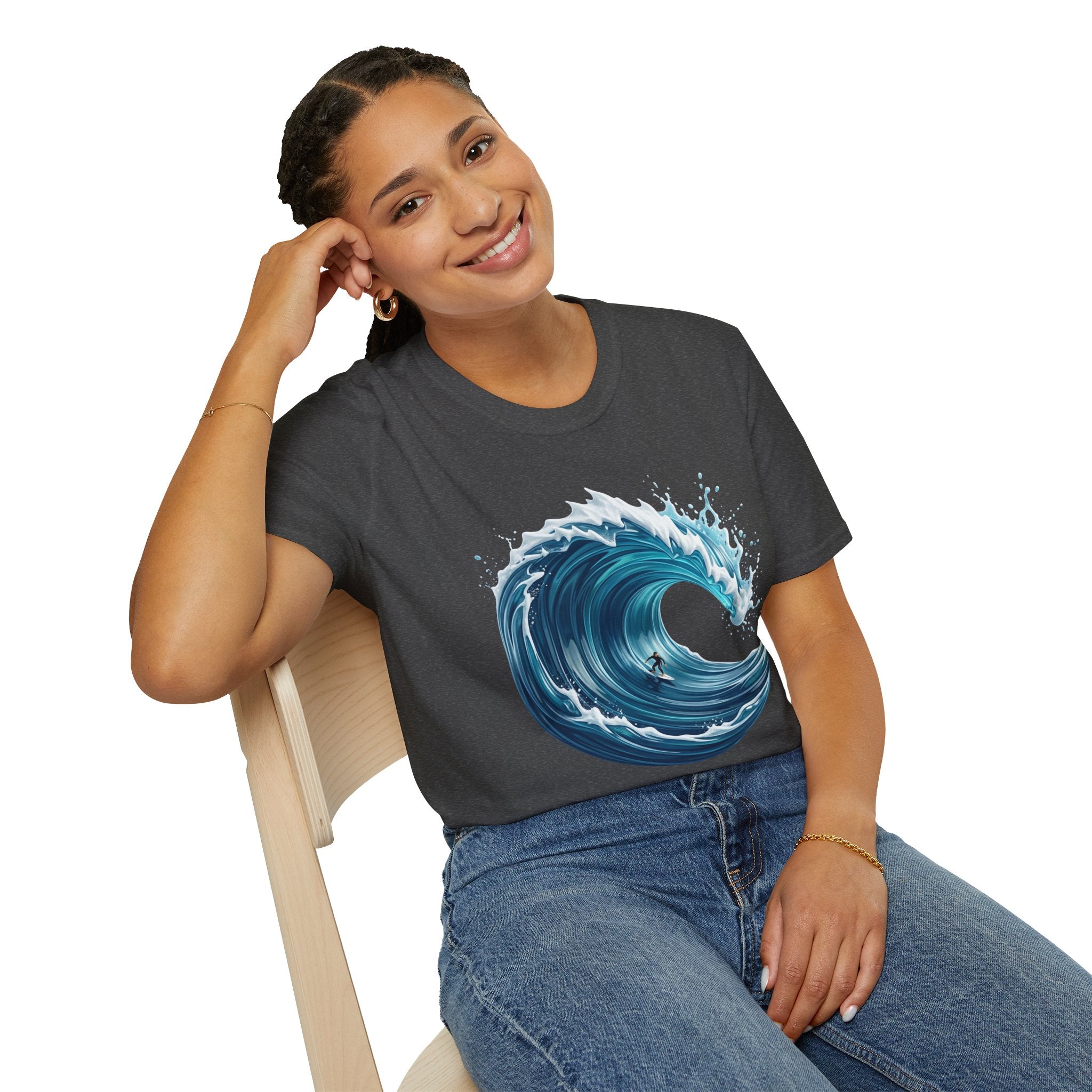 Ocean Wave T-Shirt — Coastal Surf Graphic Tee