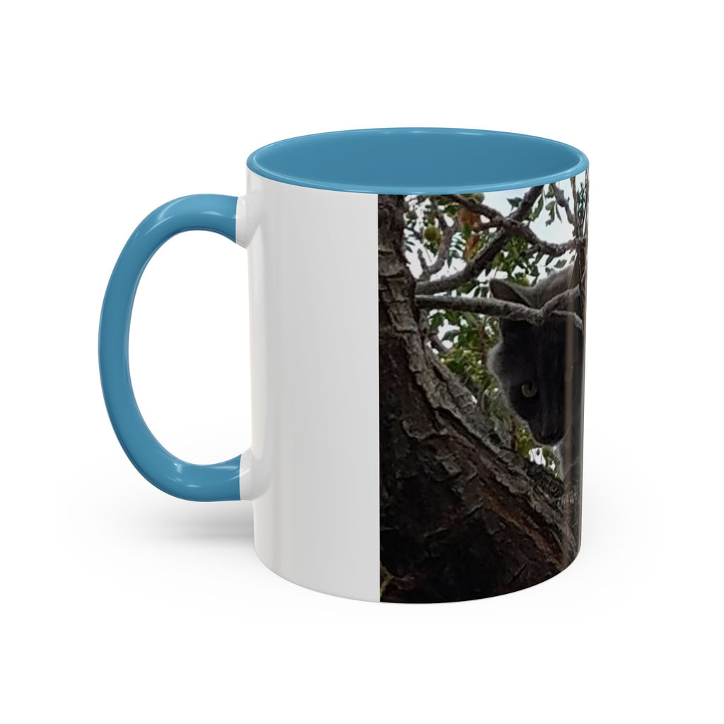 Cat in a Tree Accent Coffee Mug (11oz, 15oz)