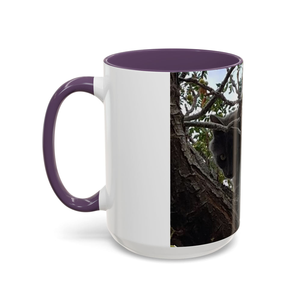 Cat in a Tree Accent Coffee Mug (11oz, 15oz)