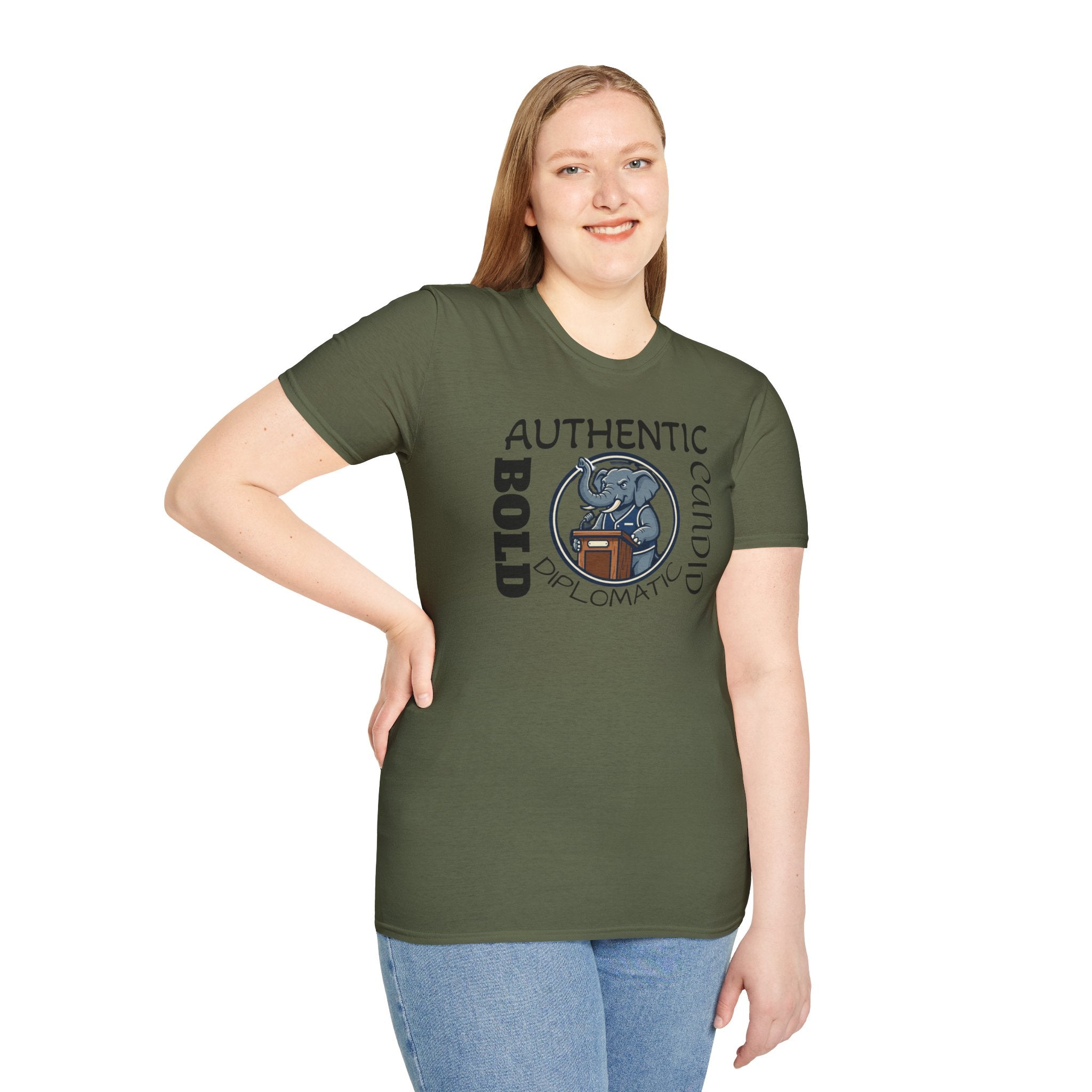TALKING ELEPHANT Unisex Soft style T-Shirt