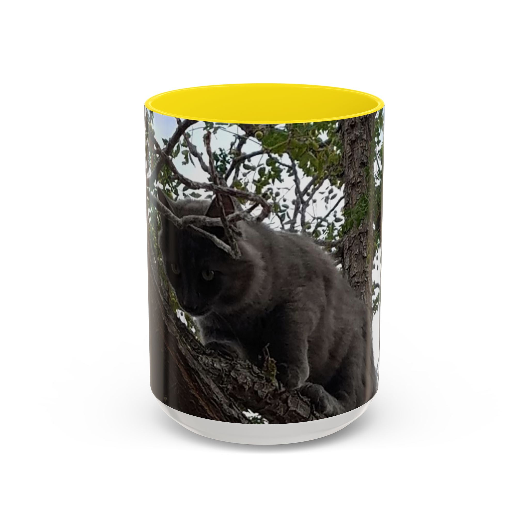 Cat in a Tree Accent Coffee Mug (11oz, 15oz)