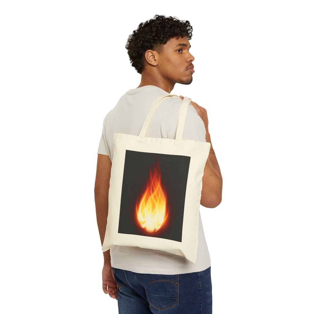 FLAME Cotton Canvas Tote Bag
