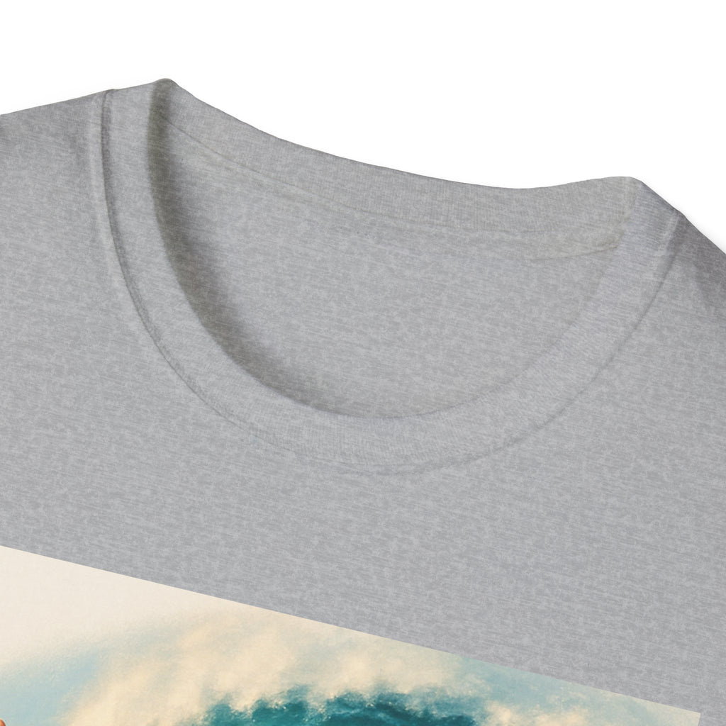 Santa Surfing T-Shirt — Retro Christmas Surfing Santa Tee