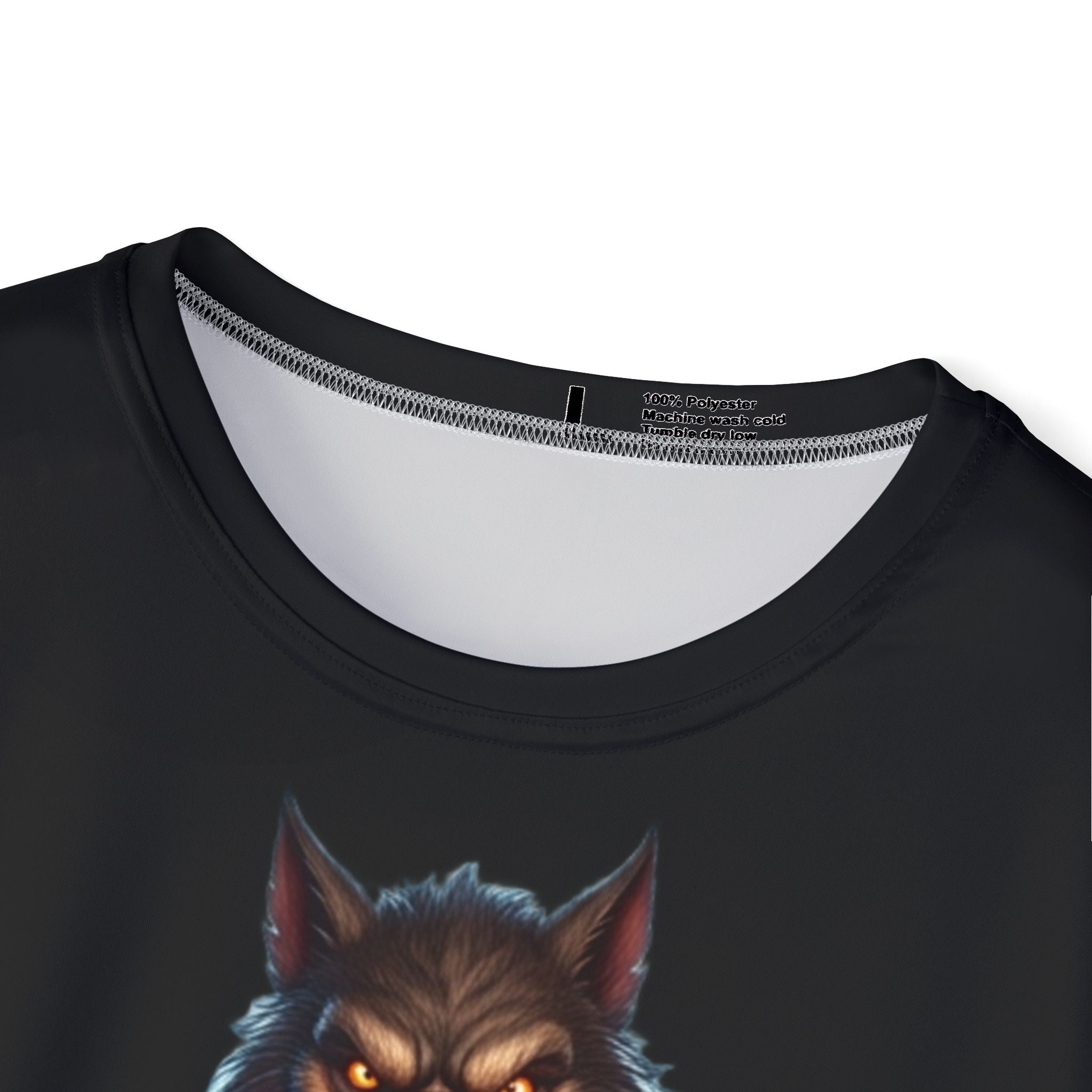 Werewolf Graphic Jersey — Men’s Athletic Tee with Fierce Wolf Art