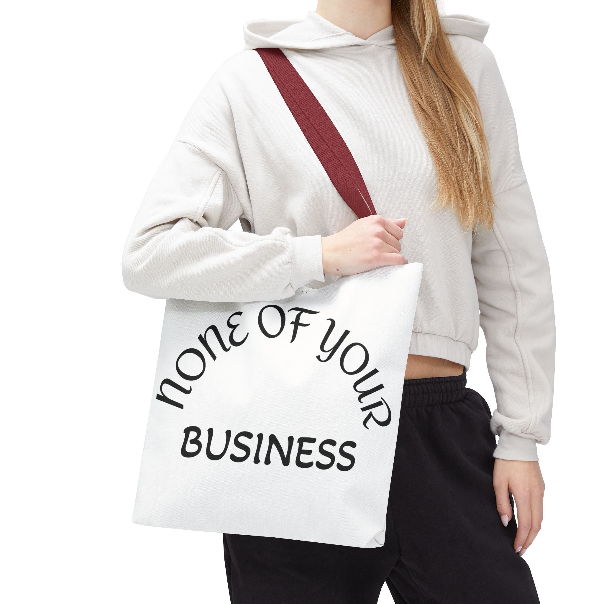 None of your Business (rat on the backside)Tote Bag (AOP)