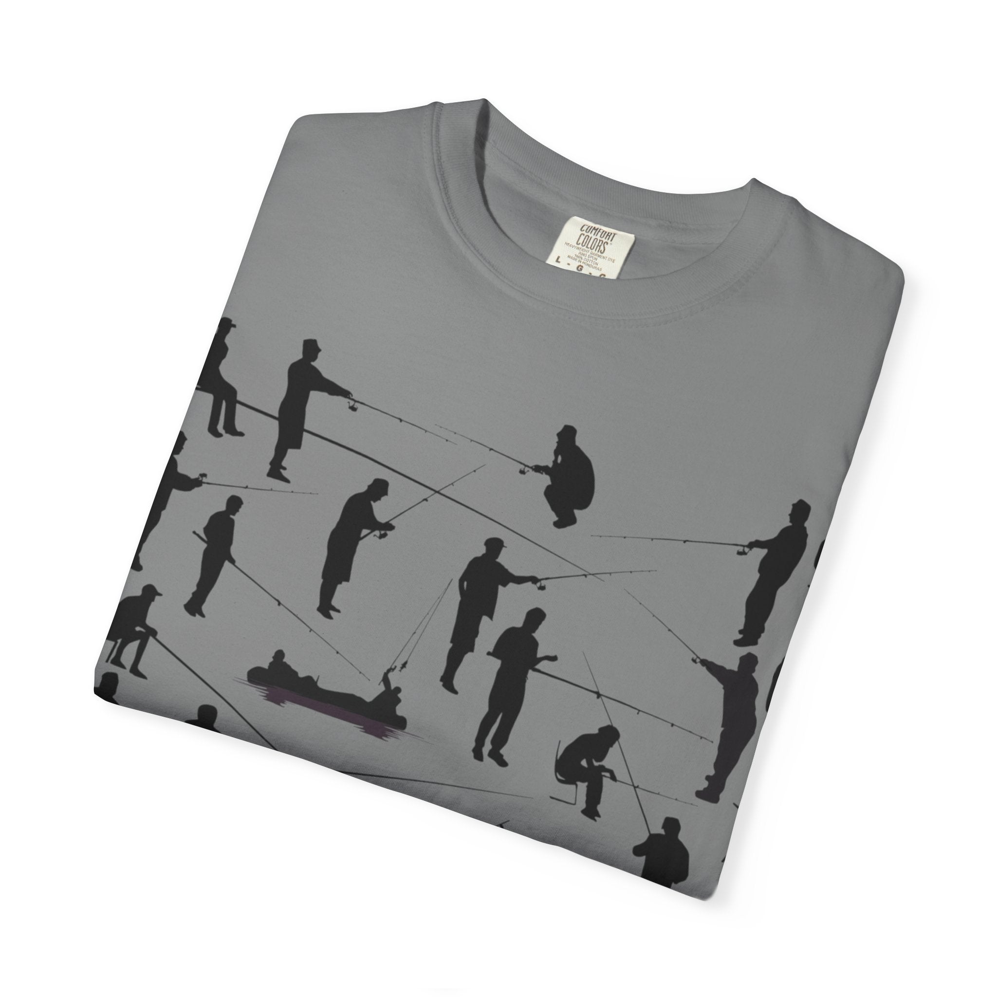 Different Styles of Fishing Garment-Dyed T-Shirt — New Colors