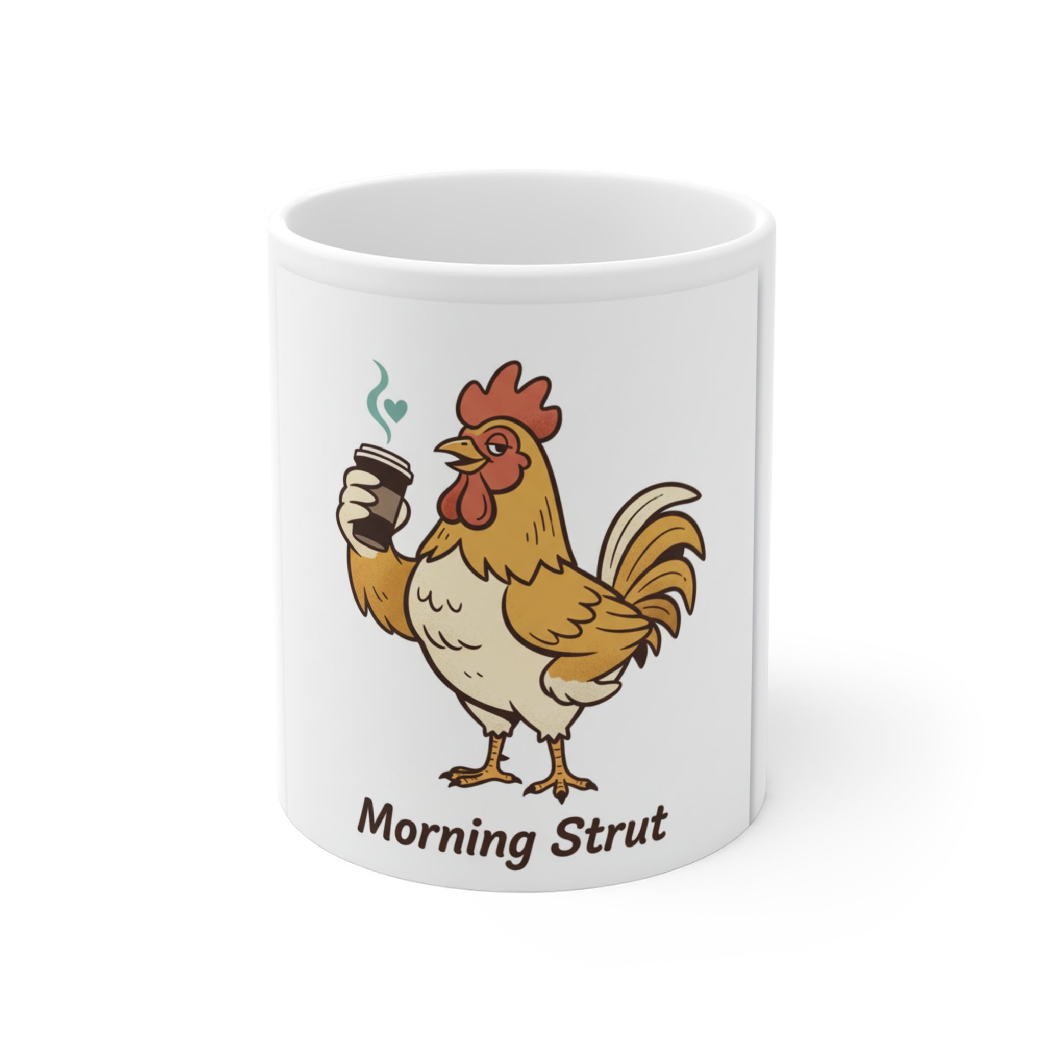 Rooster Morning Strut Coffee Mug (11oz)