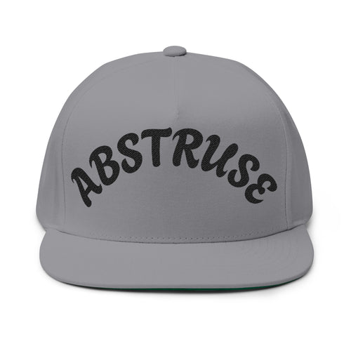 ABSTRUSE Flat Bill Cap (Embroidery)