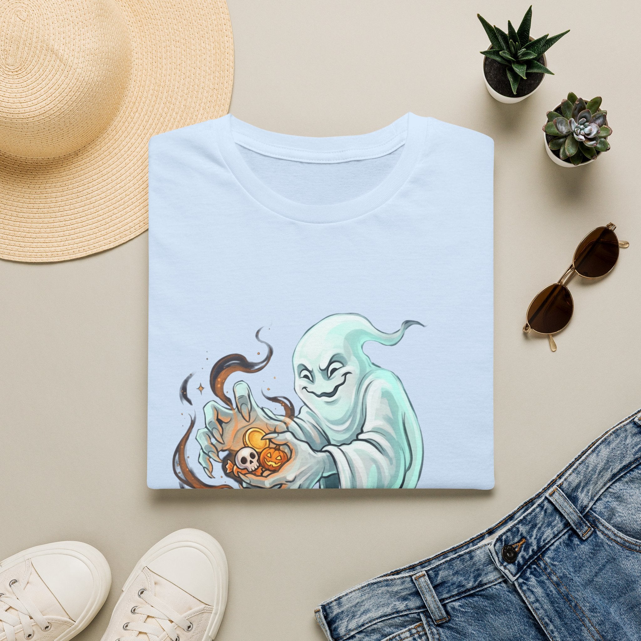 Ghost Portal Halloween Unisex Softstyle T-Shirt