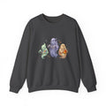 Three Quirky Ghosts Halloween Unisex Heavy Blend Crewneck Sweatshirt