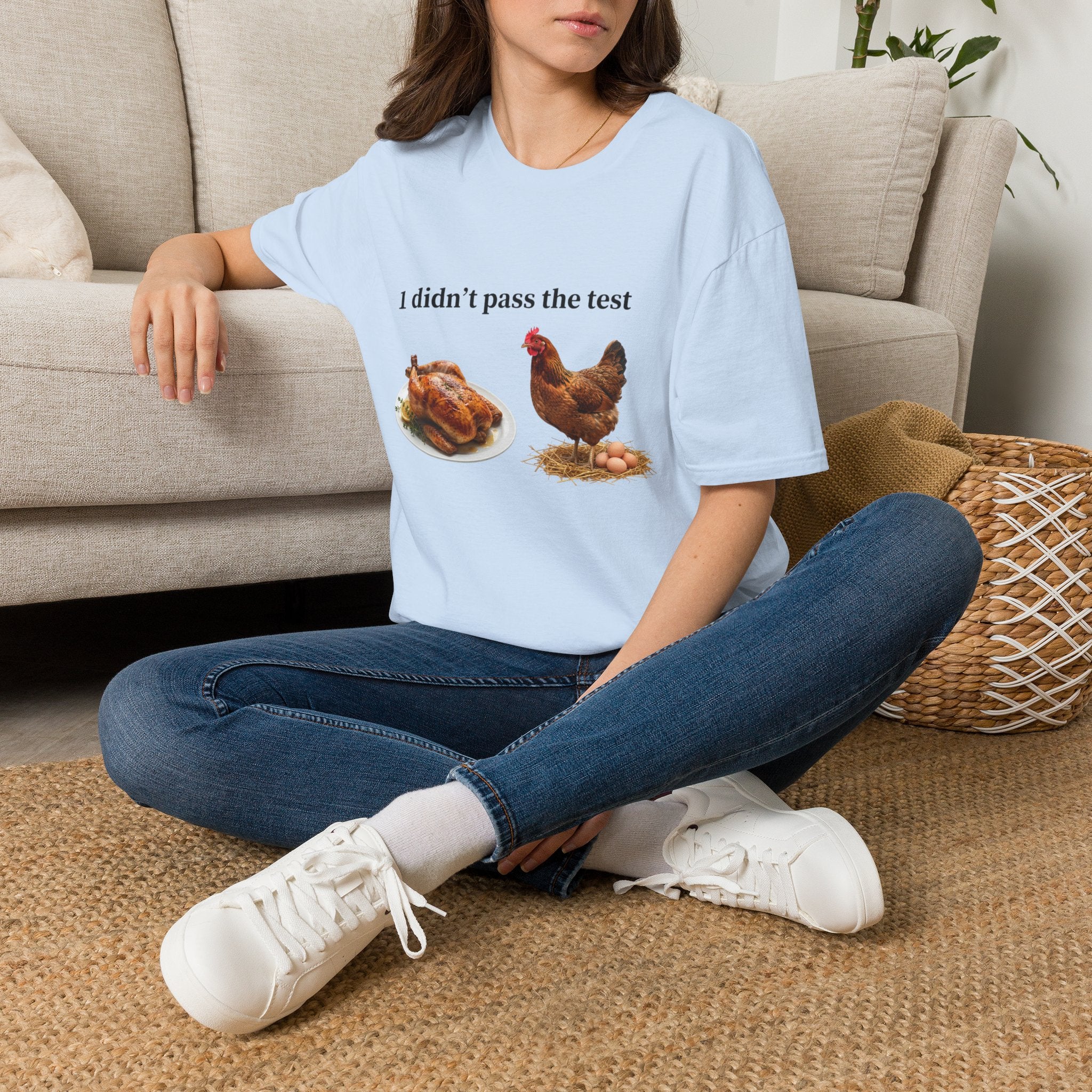 CHICKEN DIDN'T MAKE IT Unisex Soft style T-Shirt