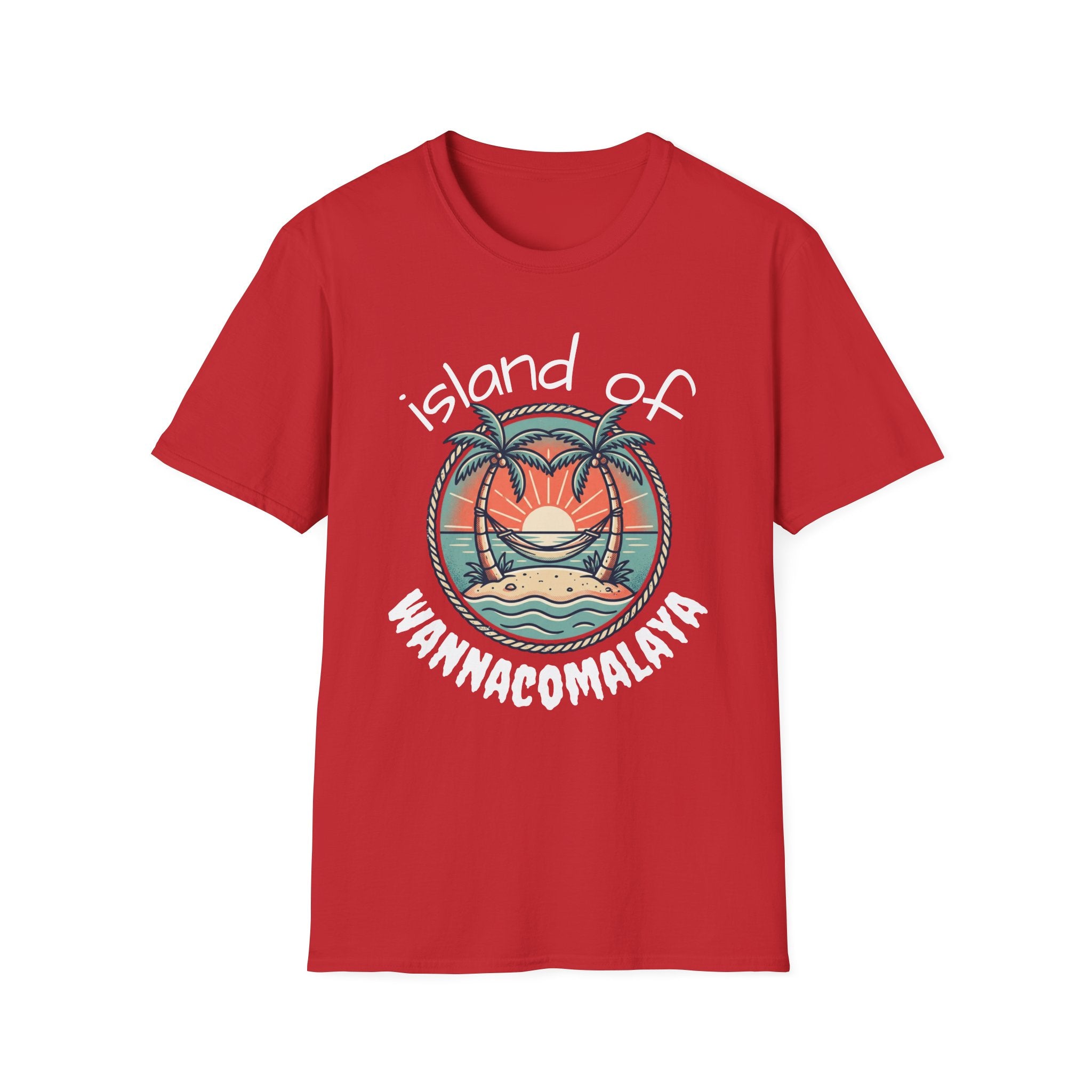 Island of Wannacomalaya Unisex Softstyle T-Shirt