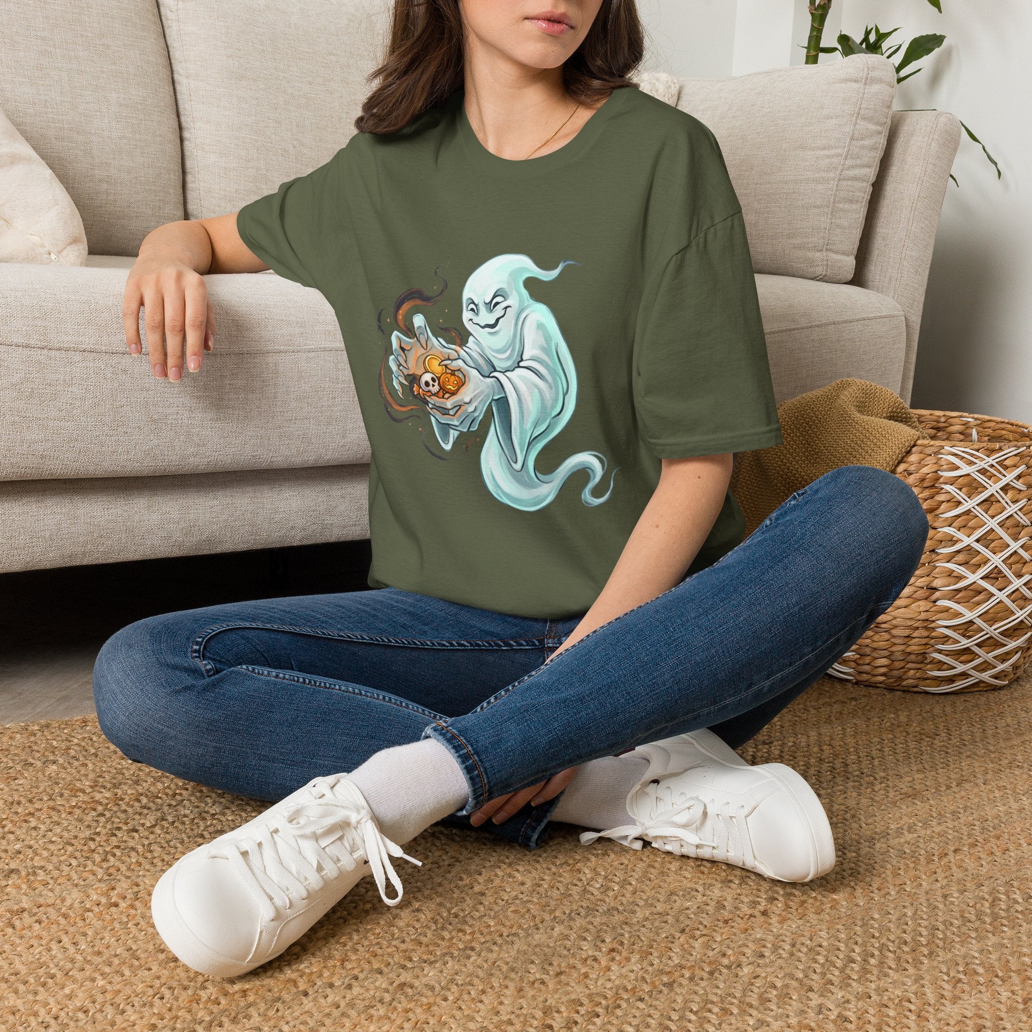 Ghost Portal Halloween Unisex Softstyle T-Shirt