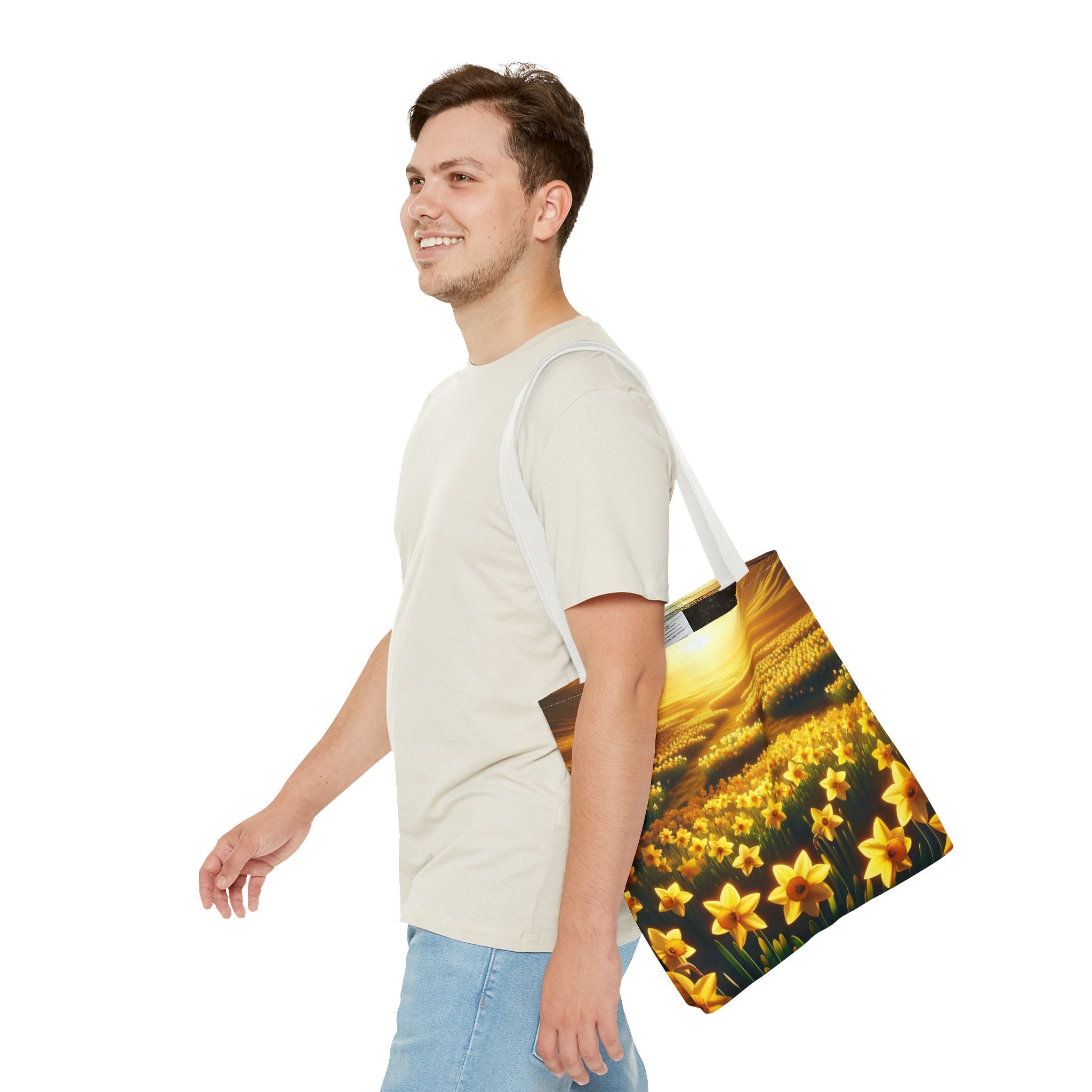 Sea of Daffodils Tote Bag (AOP)