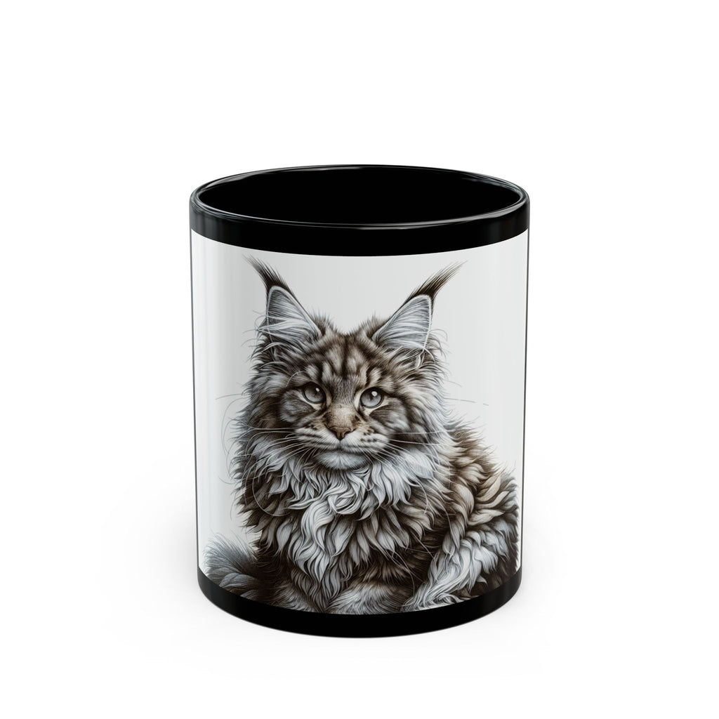 Maine Coon Cat Ceramic Mug (11oz, 15oz)