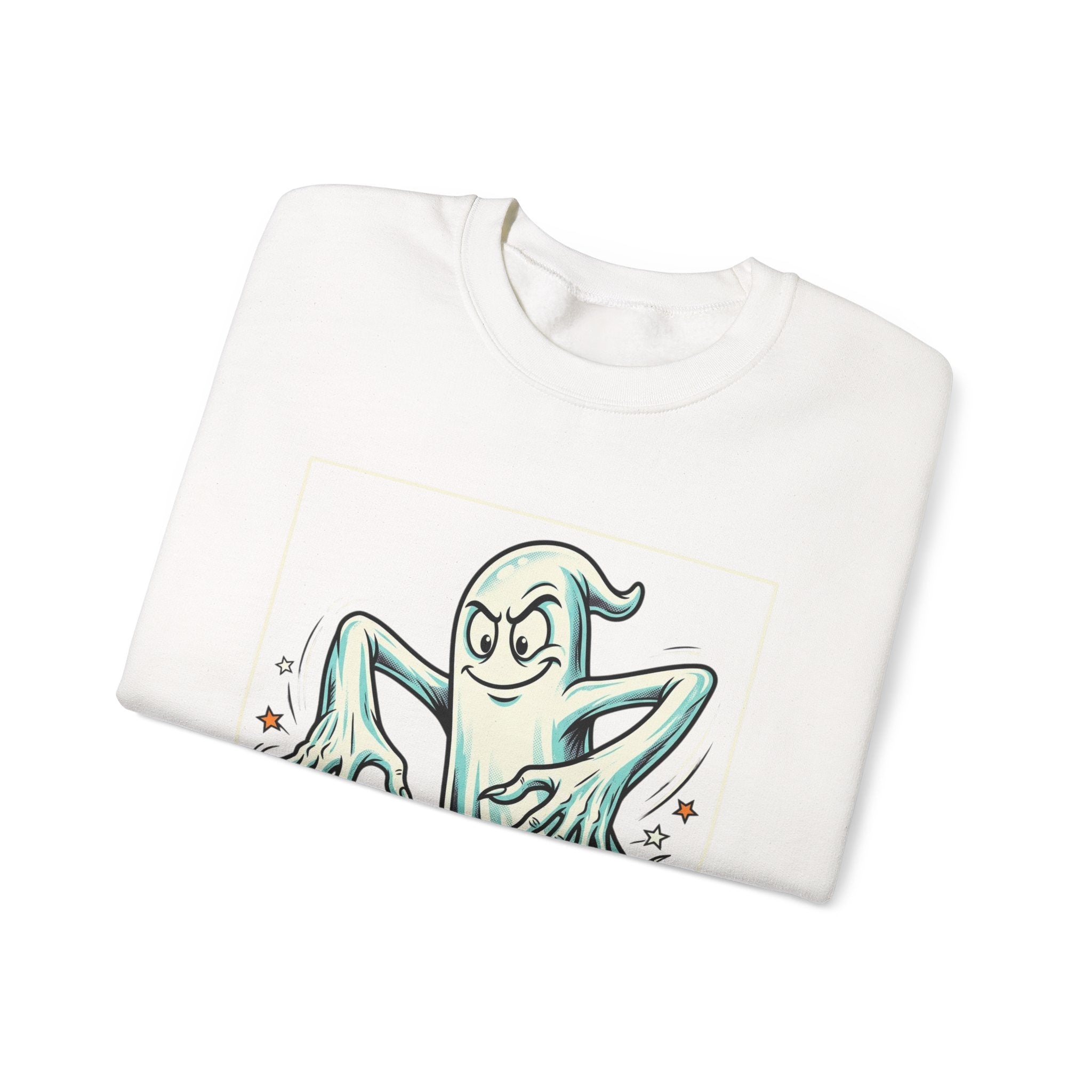 Candy Swipe Ghost Halloween Crewneck Sweatshirt