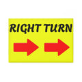 RIGHT TURN Button Magnet, Rectangle (1 & 10 pcs)