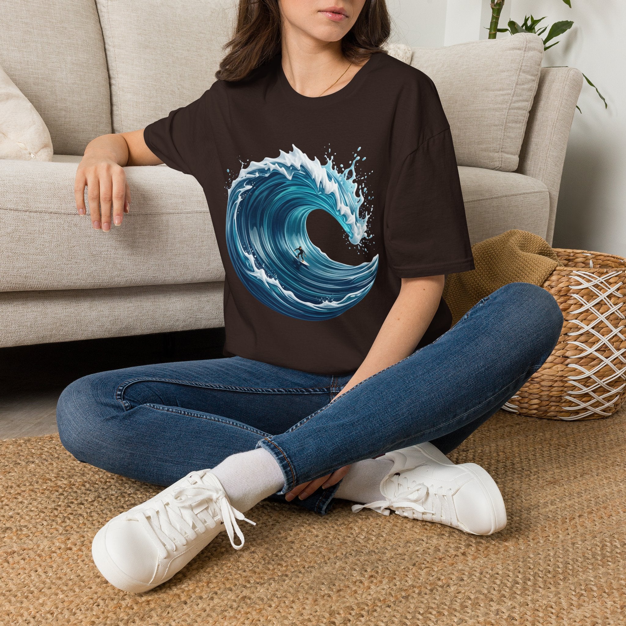 Ocean Wave T-Shirt — Coastal Surf Graphic Tee