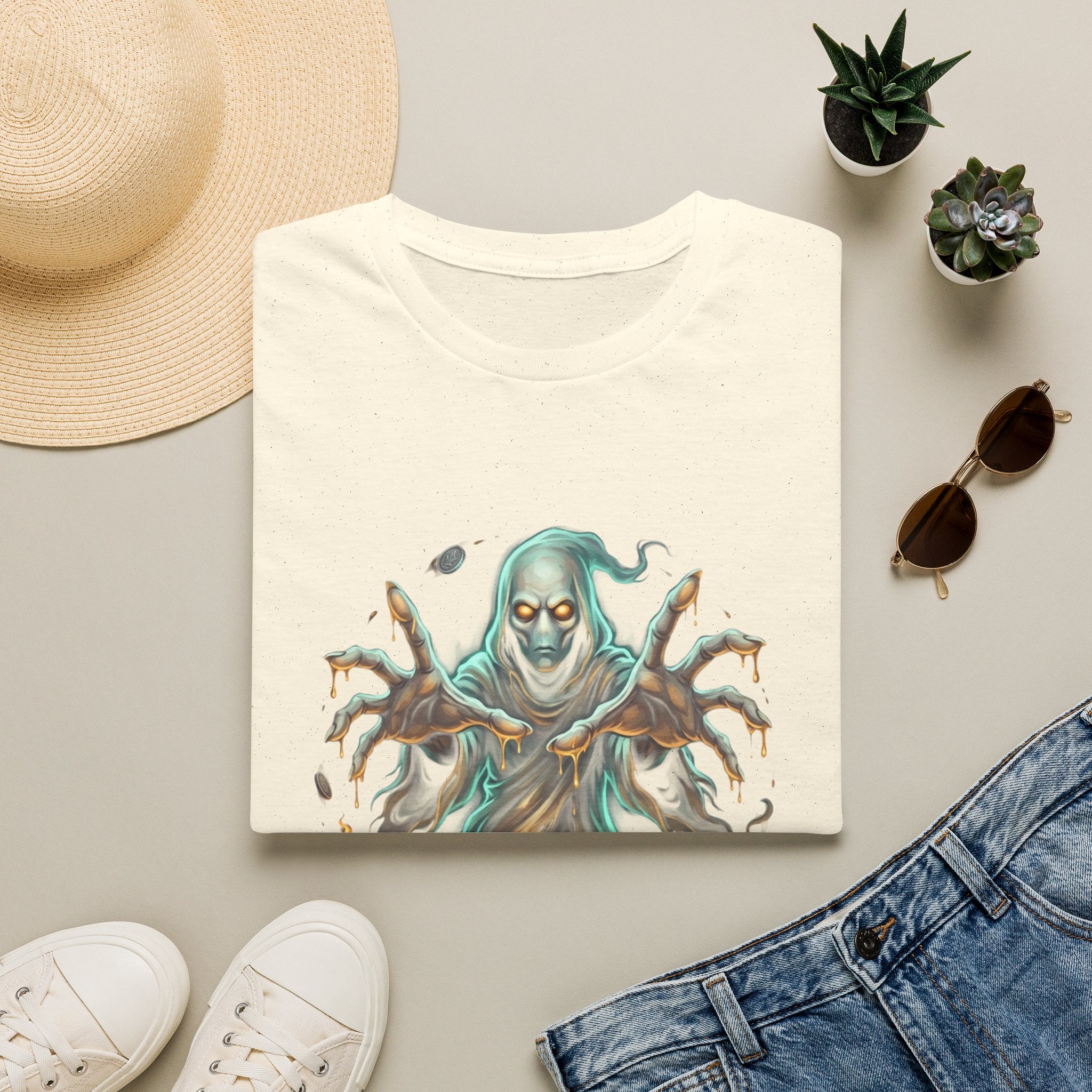 Hooded Specter Halloween Unisex Softstyle T-Shirt