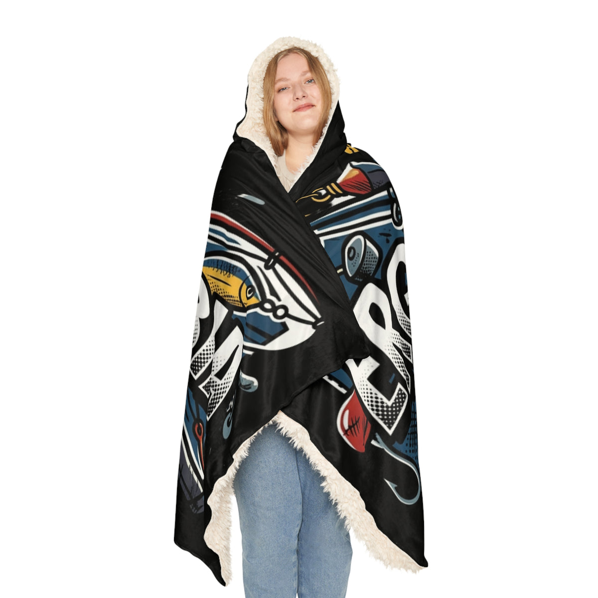 Ergophobia Hooded Blanket — Funny Anxiety Awareness Snuggle Throw