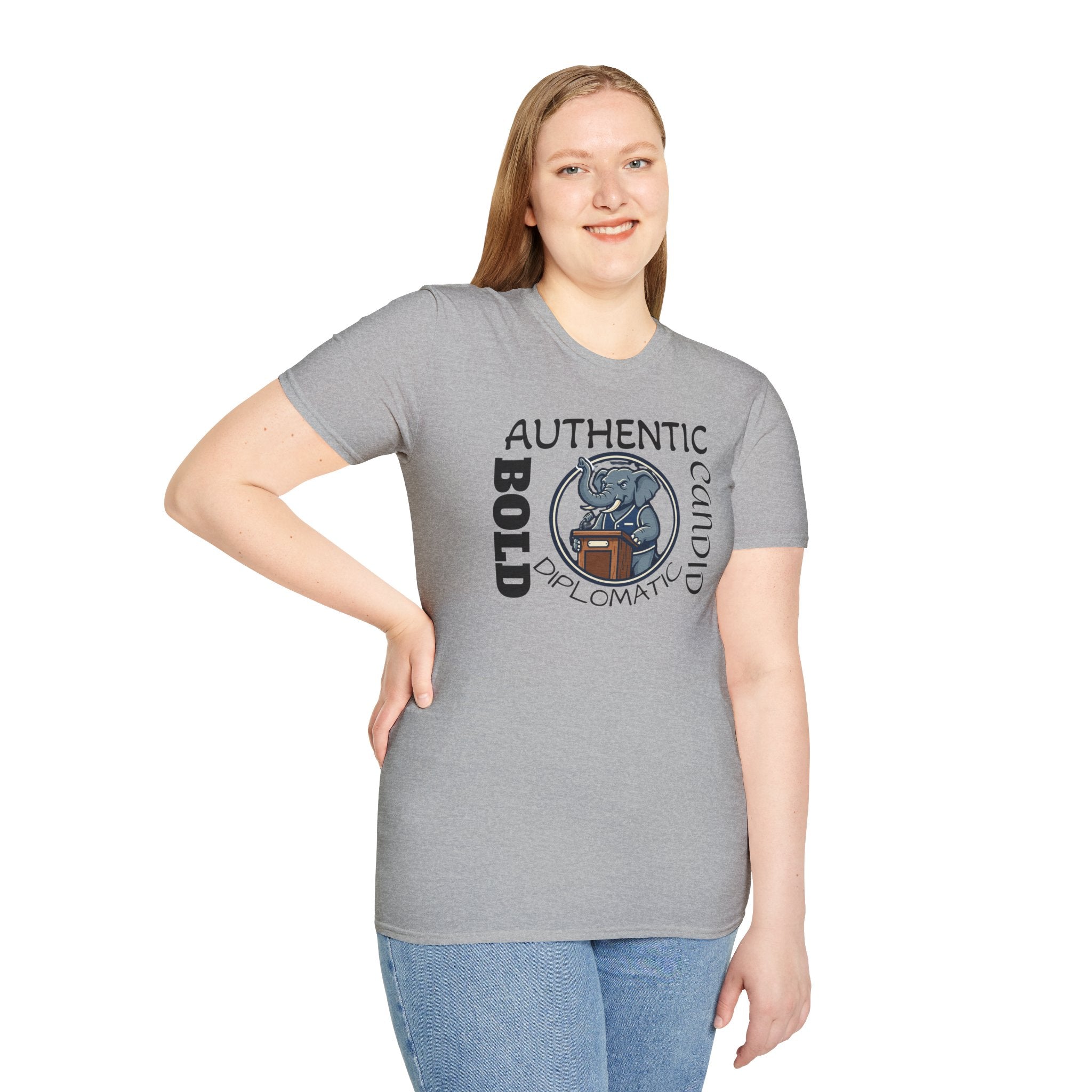 TALKING ELEPHANT Unisex Soft style T-Shirt