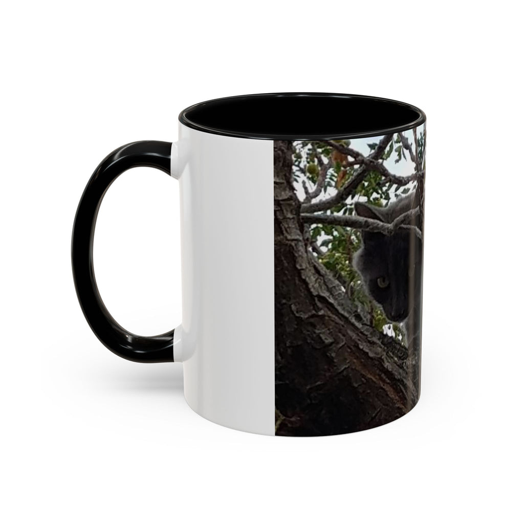 Cat in a Tree Accent Coffee Mug (11oz, 15oz)