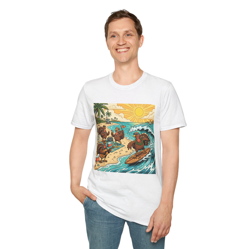 Surfing Turkey Beach Party T-Shirt