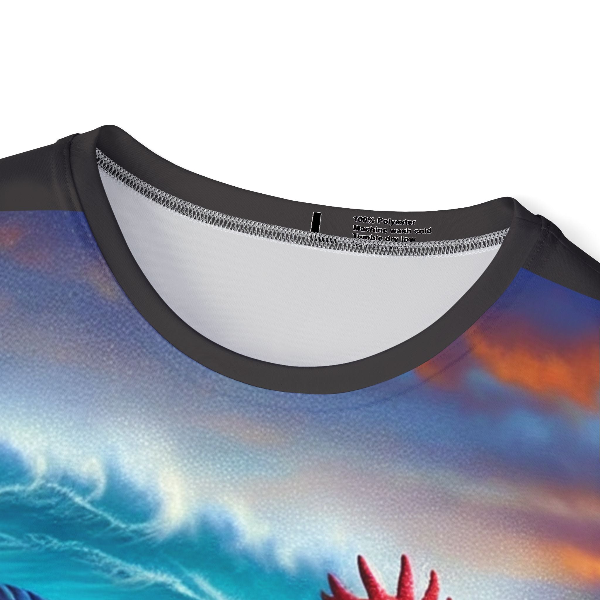 Rooster Surfing Jersey — Funny Surfing Rooster Athletic Tee