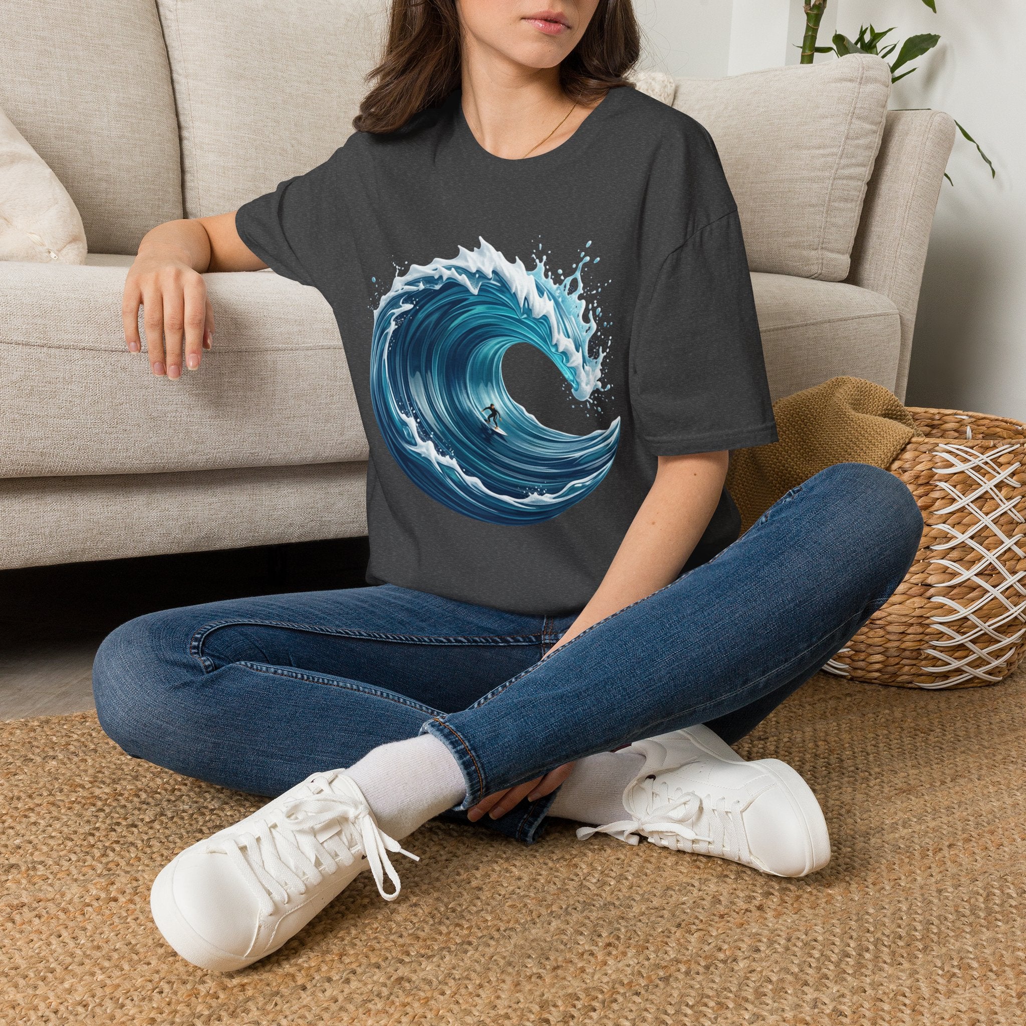 Ocean Wave T-Shirt — Coastal Surf Graphic Tee