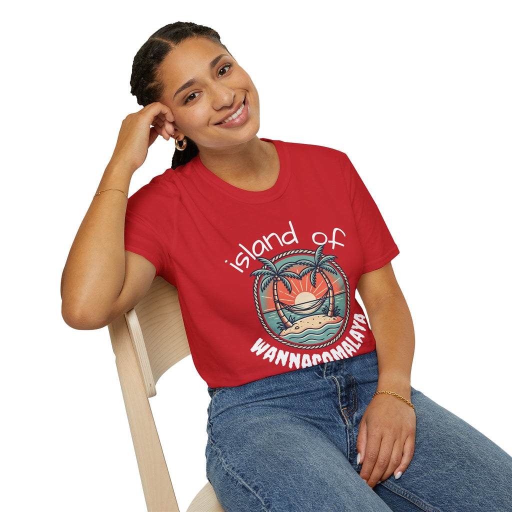 Island of Wannacomalaya Unisex Softstyle T-Shirt