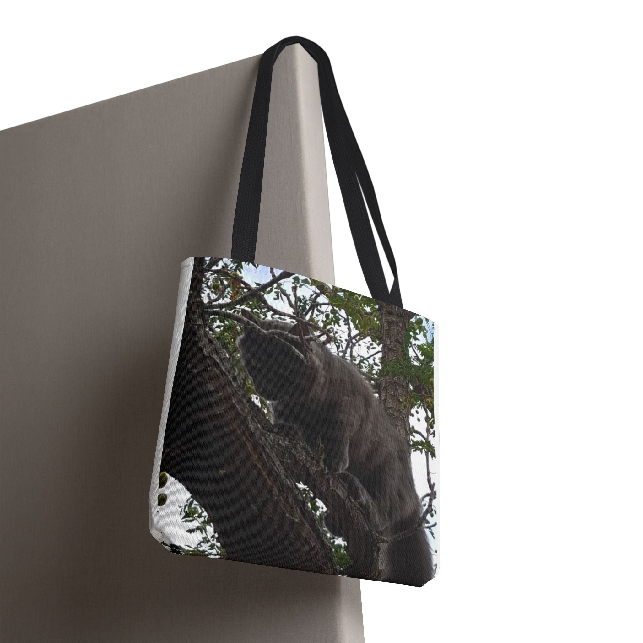 Kitty in a Tree Tote Bag