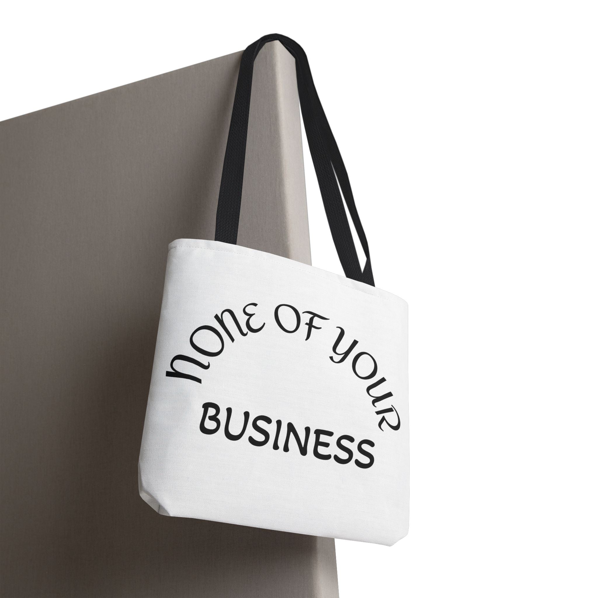 None of your Business (rat on the backside)Tote Bag (AOP)