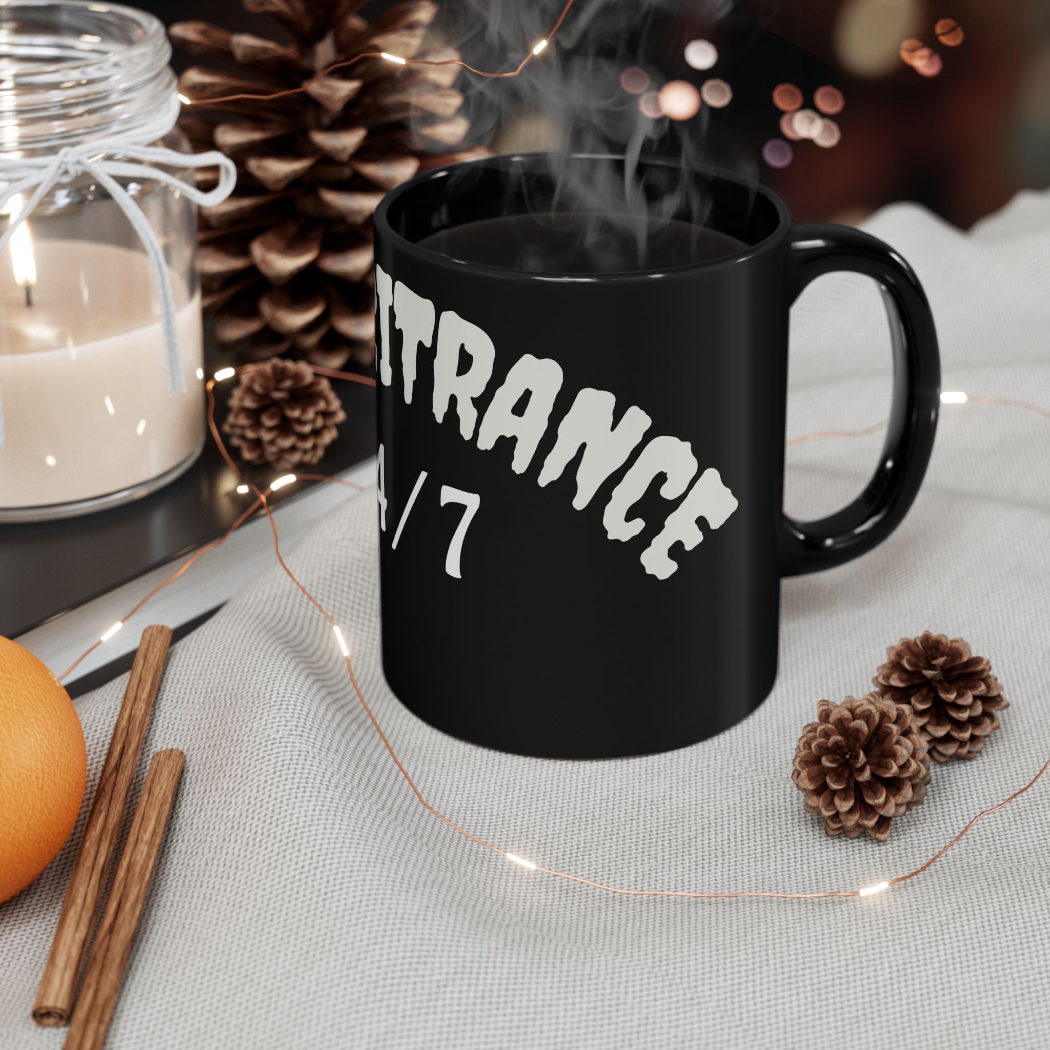 RECALCITRANCE Black Mug (11oz, 15oz)