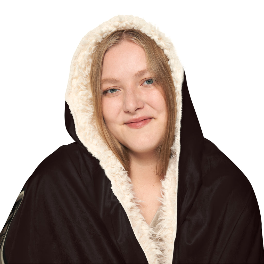 Hooded Blanket - "Marriage: Insurance or License?" Cozy Novelty Snuggle Throw