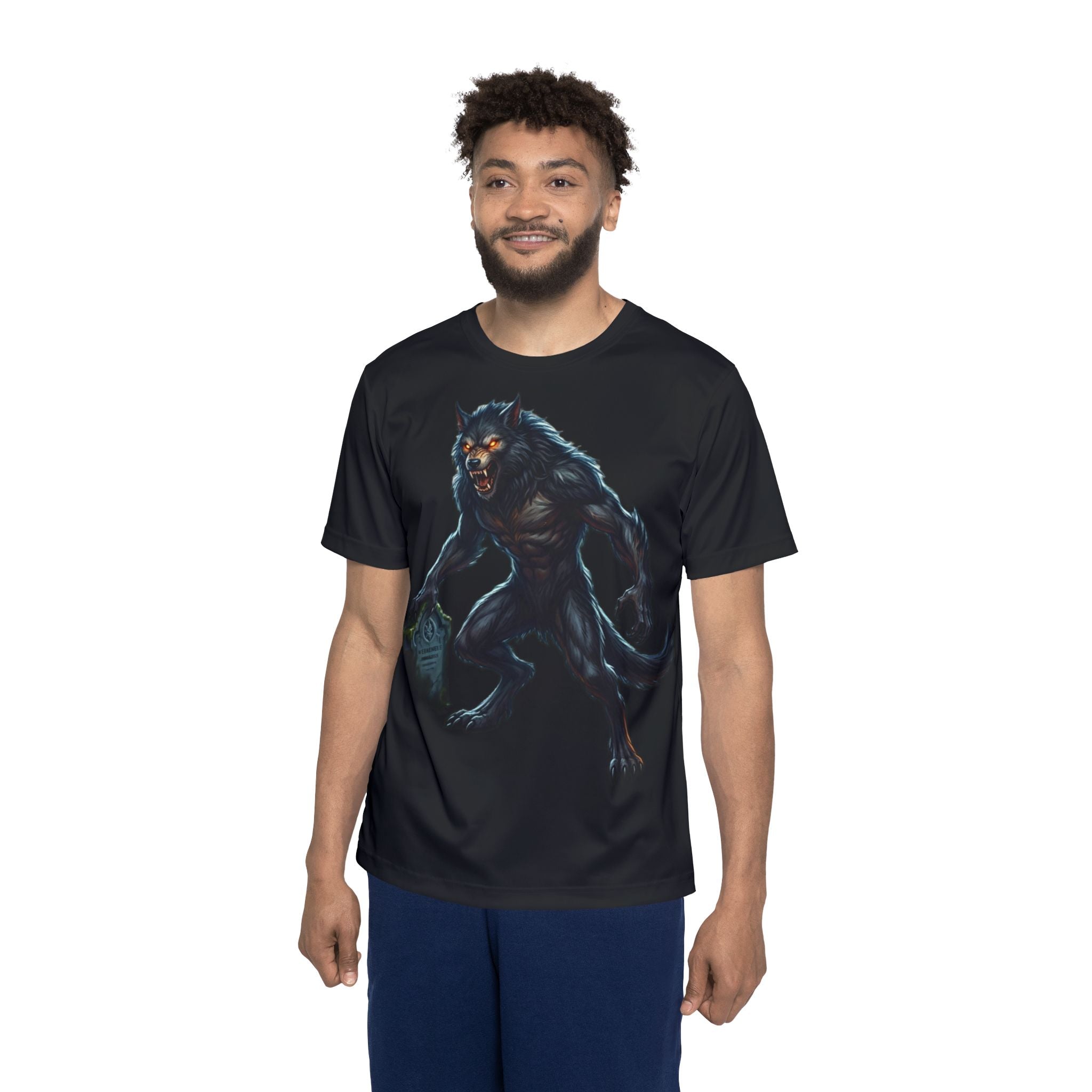 Werewolf Graphic Jersey — Men’s Dark Fantasy Sports Tee