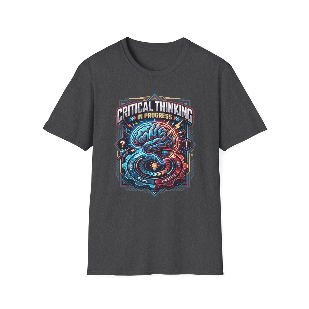 Brainstorming Tee — 'Critical Thinking Is Problem Solving' Graphic T-Shirt