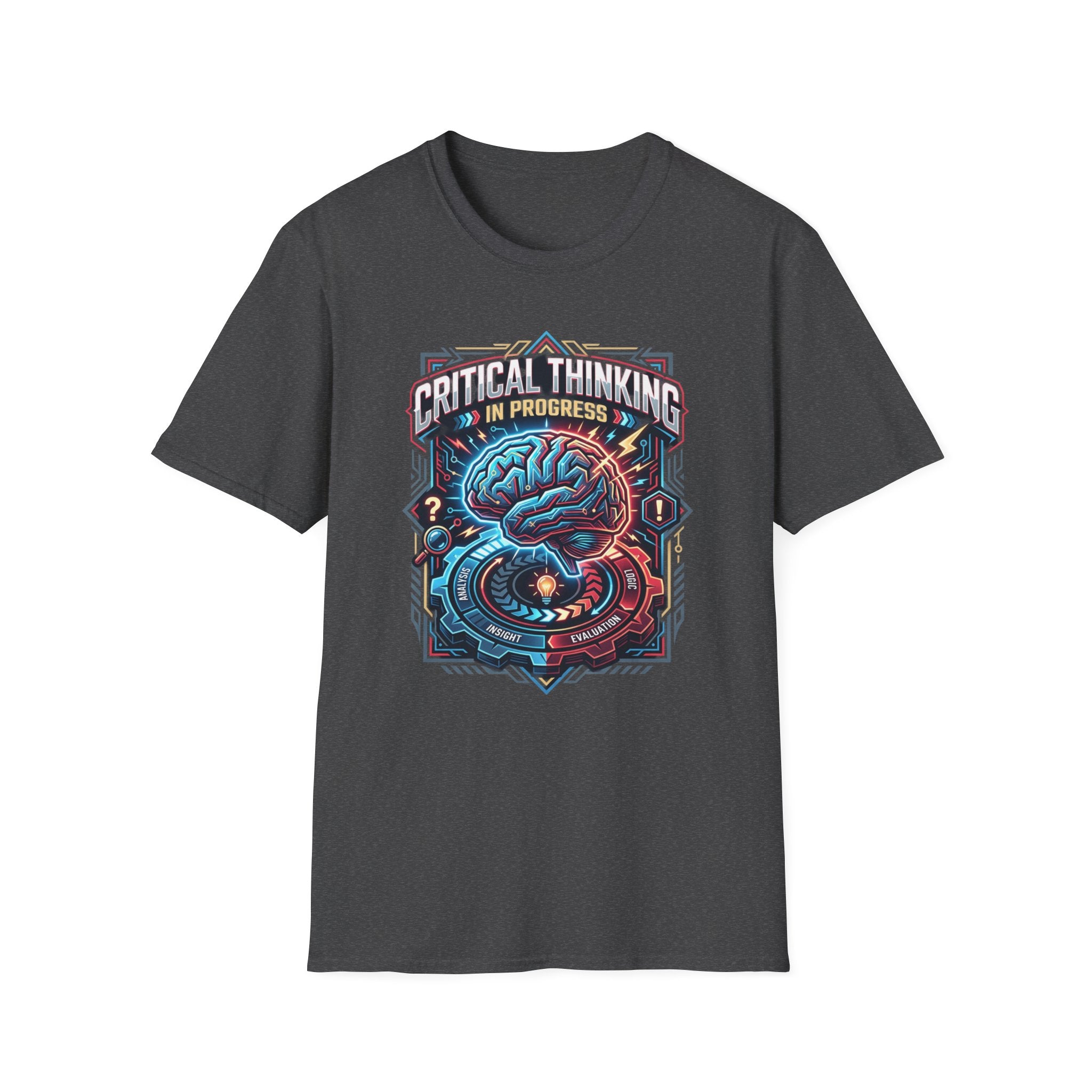Brainstorming Tee — 'Critical Thinking Is Problem Solving' Graphic T-Shirt