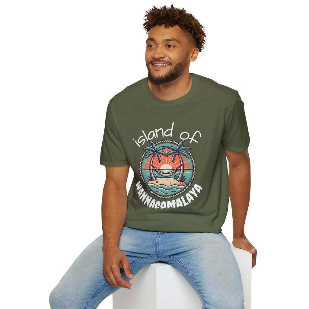 Island of Wannacomalaya Unisex Softstyle T-Shirt