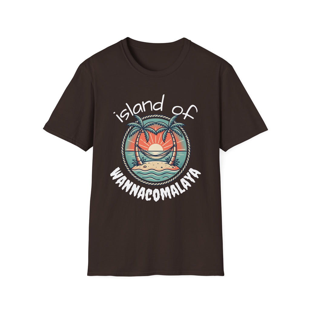 Island of Wannacomalaya Unisex Softstyle T-Shirt