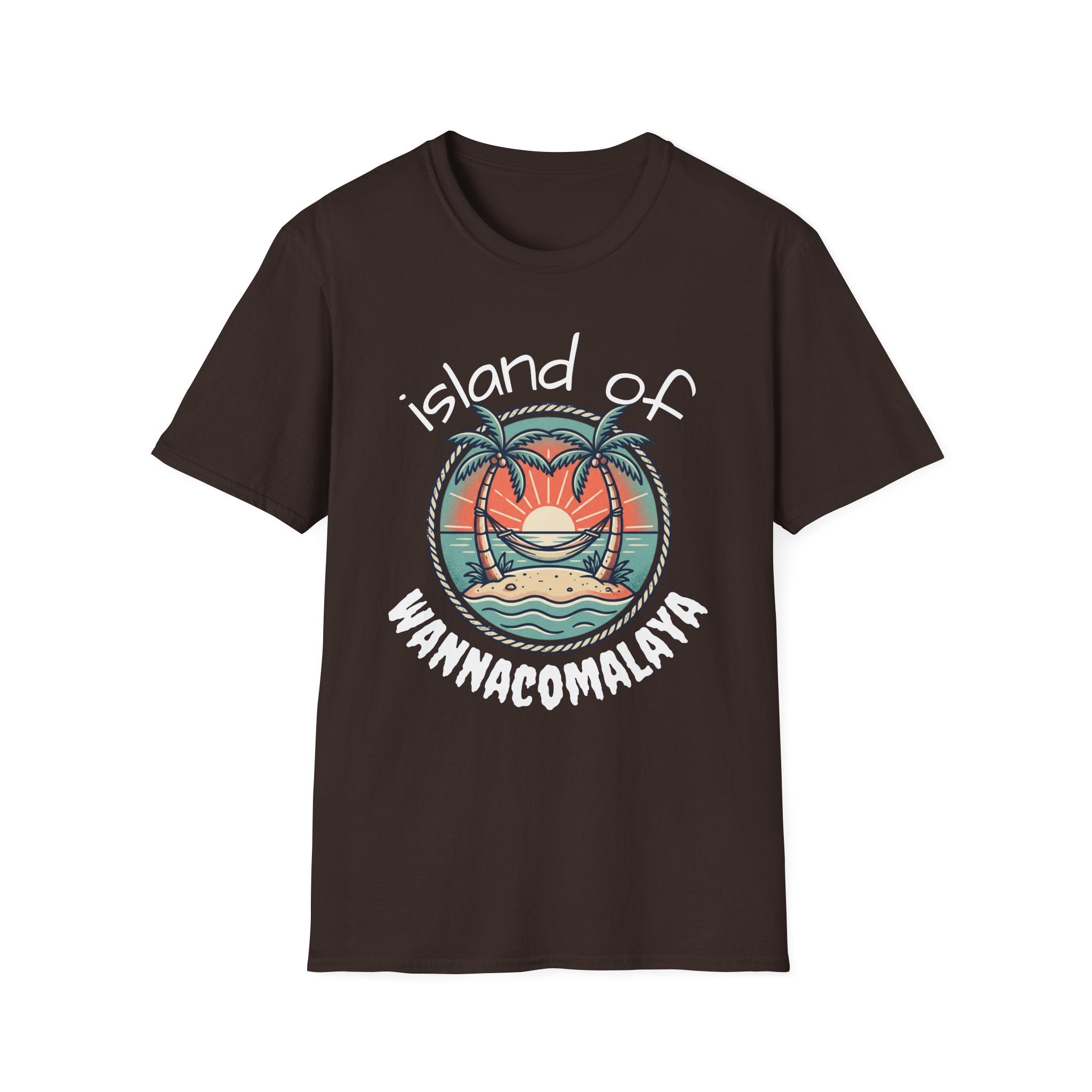 Island of Wannacomalaya Unisex Softstyle T-Shirt