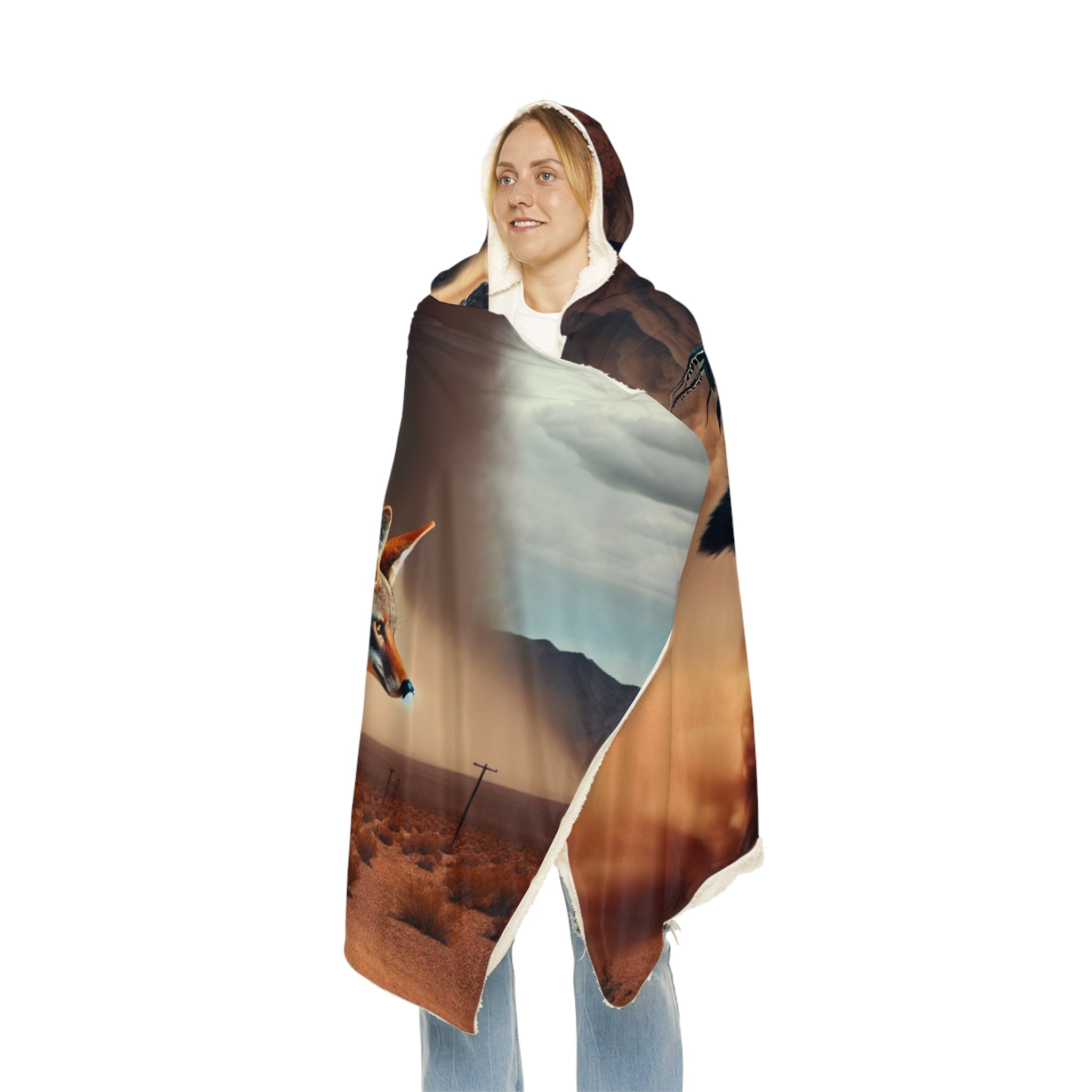 Snuggle Blanket - Roadrunner and Coyote