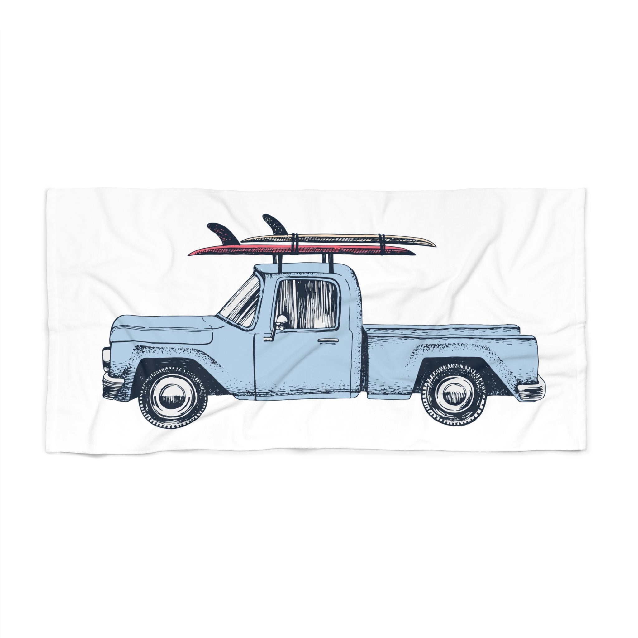Classic Surf Truck Beach Towel