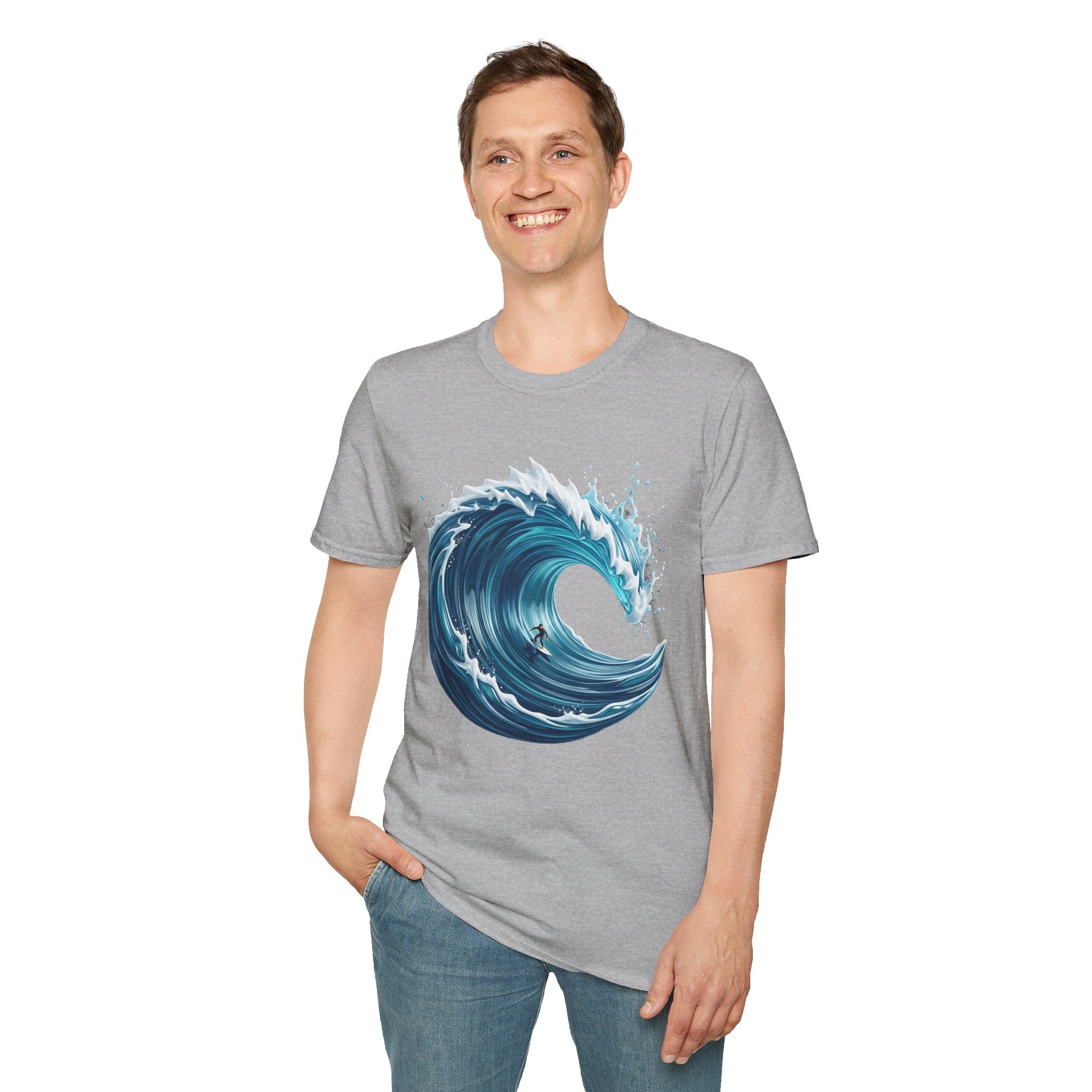 Ocean Wave T-Shirt — Coastal Surf Graphic Tee