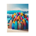 Velveteen Plush Blanket - Surfboards